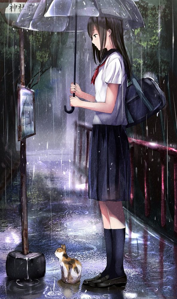 Ảnh Anime nữ buồn: Hình ảnh Anime Girl buồn khóc, cô đơn