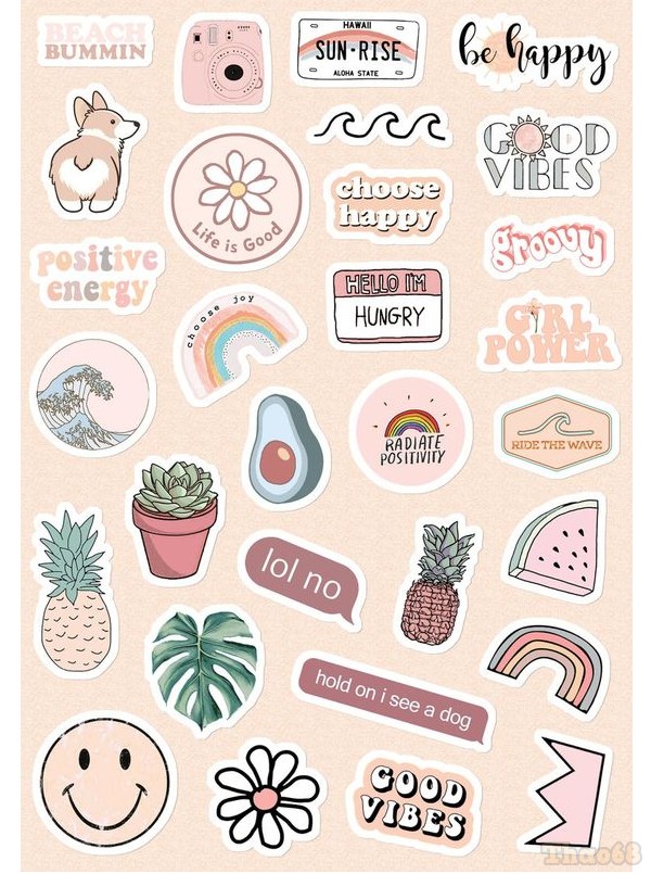 Sticker Cute: Hơn 1.000 Sticker Cute dễ thương, đáng yêu, nhiều hình dáng