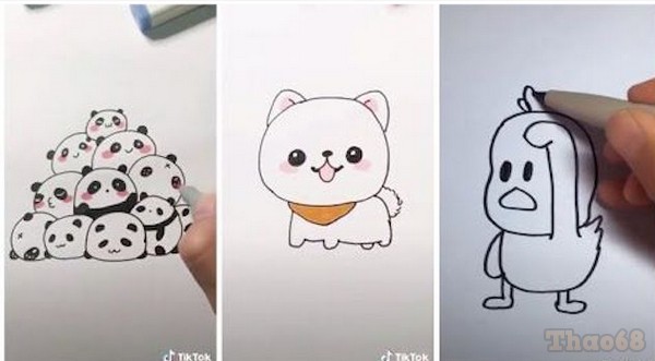 15 mẫu Những hình vẽ cute đơn giản trên TikTok ai cũng có thể vẽ được