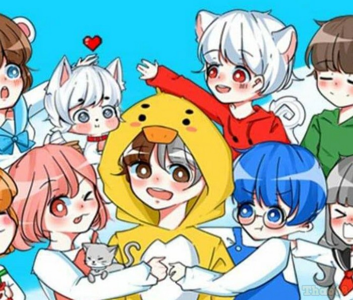 TOP] Hình, ảnh Hero Team Anime đáng yêu, Cute cực chất