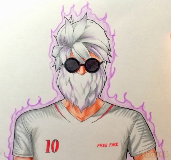 HOT] Hình, ảnh vẽ tay nhân vật Free Fire: Hình vẽ ALOK FF cực chất